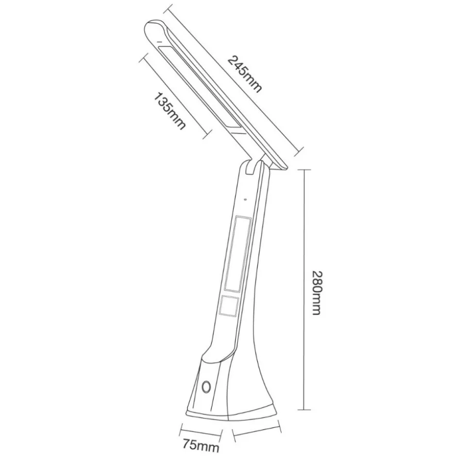 Lampka na biurko CRUZ biała 1xLED 4W