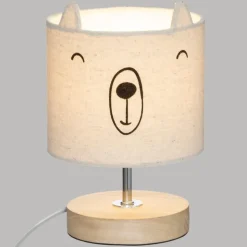 Lampka nocna dla dzieci beż MIŚ