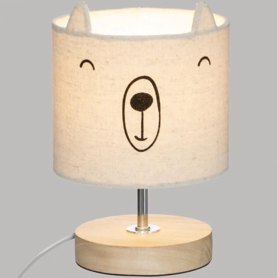 Lampka nocna dla dzieci beż MIŚ