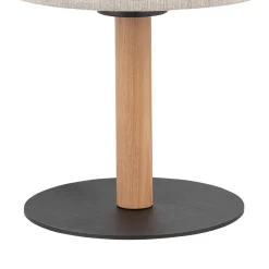 Lampka Nocna ECO Brązowy Beżowy Abażur 34cm