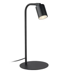 Lampka Nocna LOGAN Czarny 1xGU10 40cm