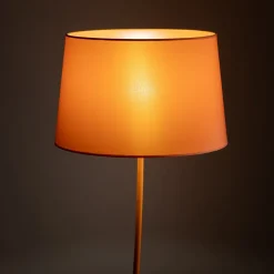 Lampka Nocna NICOLA Pomarańczowy Abażur 1xE27 37cm