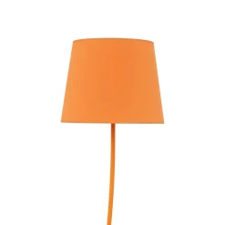 Lampka Nocna NICOLA Pomarańczowy Abażur 1xE27 37cm