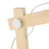 Lampka Nocna OSLO Biały Metalowy Klosz 52cm