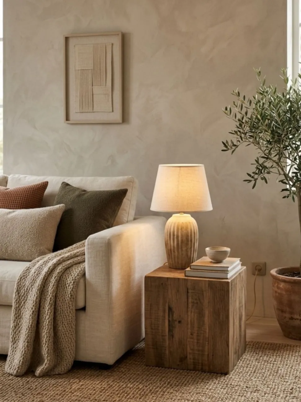 Lampka nocna vintage BOHO 44 cm
