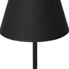 Lampka Stołowa ARDEN Czarny Złoty Abażur Stożek 1xE27 33cm