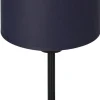 Lampka Stołowa ARDEN Niebieski Złoty Abażur 1xE27 34cm