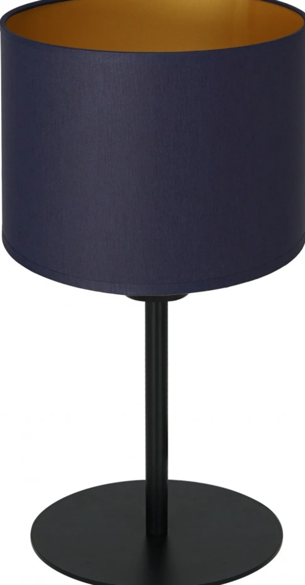 Lampka Stołowa ARDEN Niebieski Złoty Abażur 1xE27 34cm