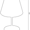 Lampka Stołowa ARDEN Zielony Złoty Abażur Stożek 1xE27 33cm