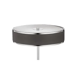 Lampka Stołowa JAZZ Srebrny Czarny 2xE14 47 cm