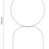 Lampka Stołowa MIKI Brązowy Szklany Klosz 1xG9 21cm