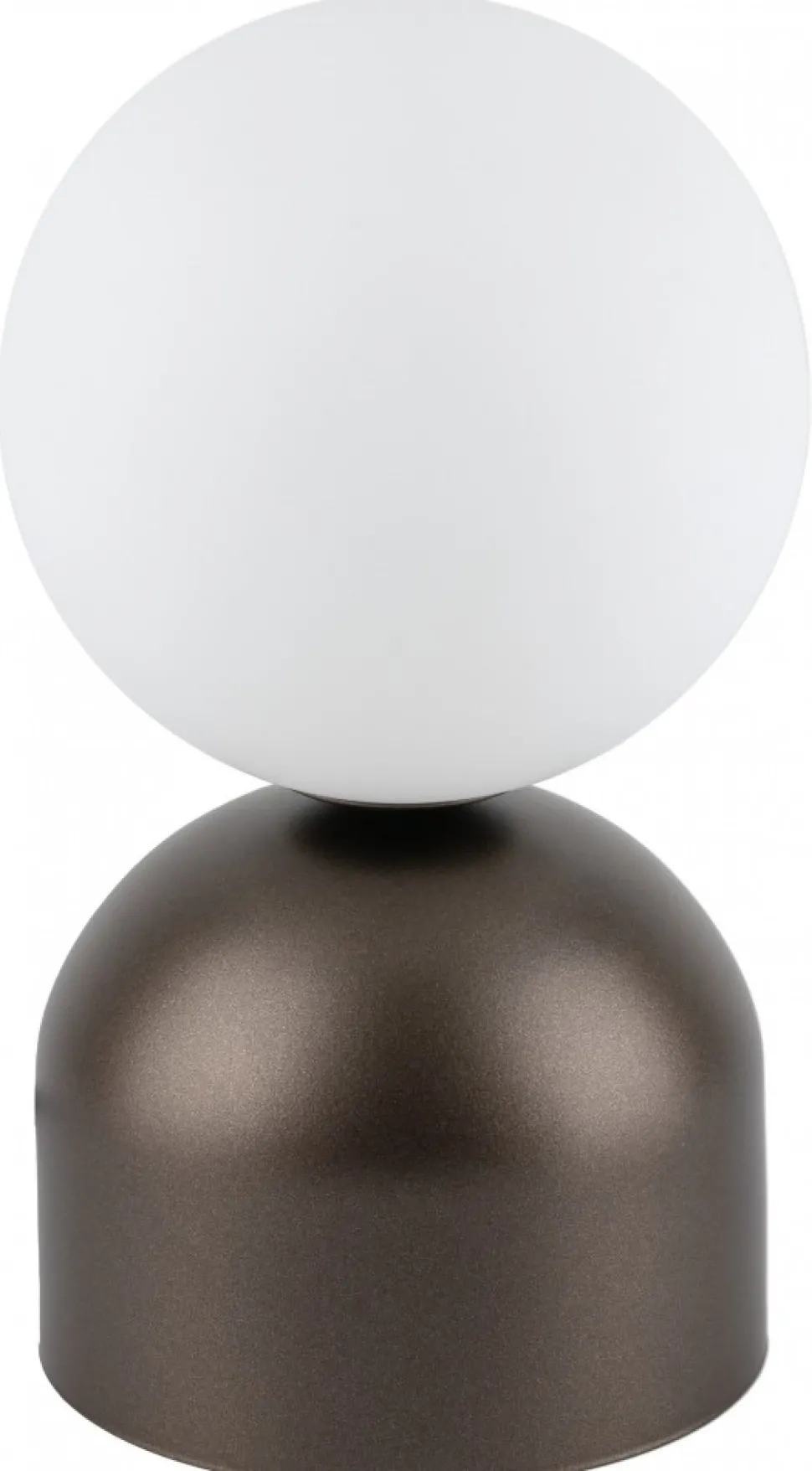 Lampka Stołowa MIKI Brązowy Szklany Klosz 1xG9 21cm