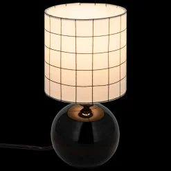 Lampka stołowa Timeo W kratkę 25 cm