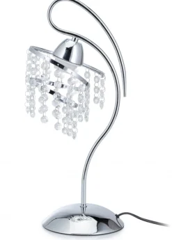 Lampka stołowa z kryształkami Crystal VIII 1xE27