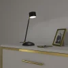 Lampka Biurkowa ARENA Czarny Złoty 1xGX53 40cm * Eko-light