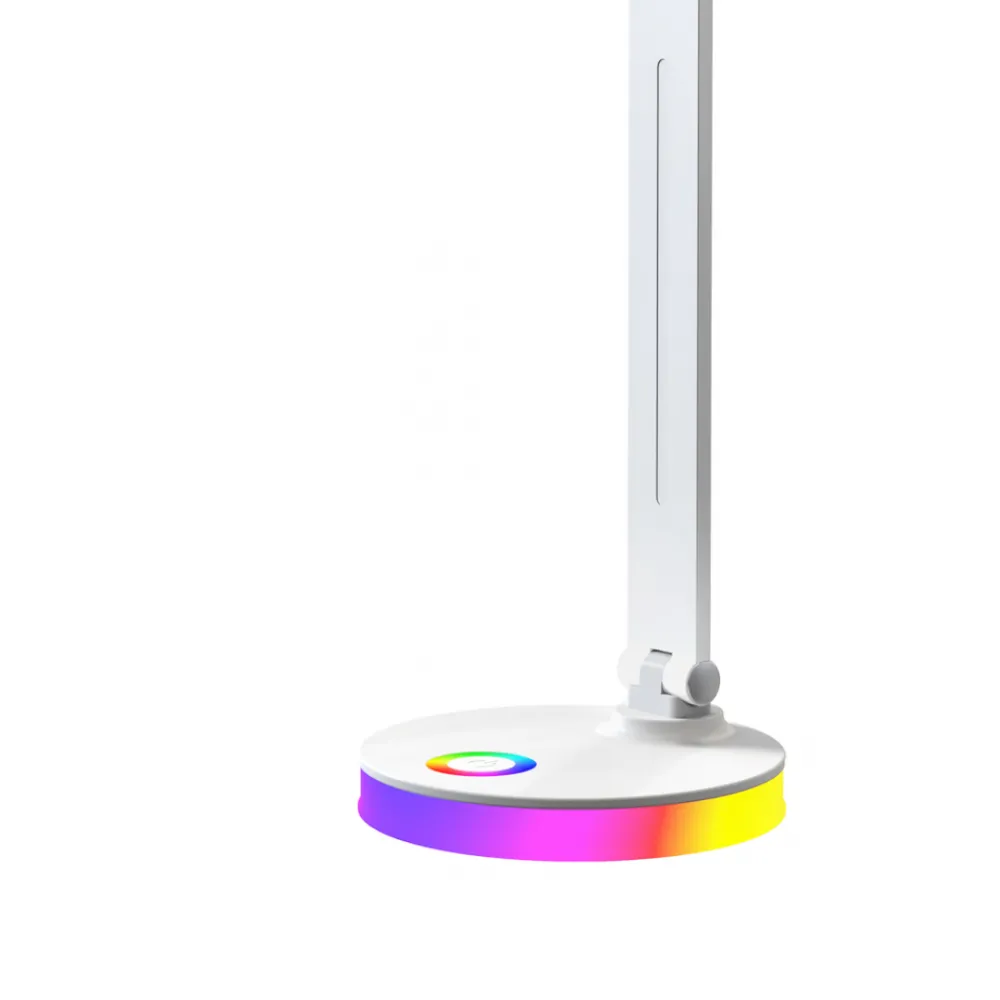 Lampka Biurkowa Bruno White 5W LED RGB * Eko-light New