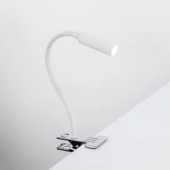 Lampka biurkowa LAGOS biała 1xG9 na klips * TK Lighting Discount