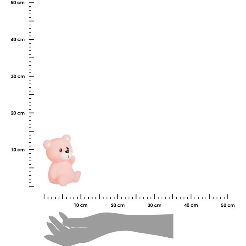 Lampka LED dla dzieci Miś różowa * Atmosphera Discount