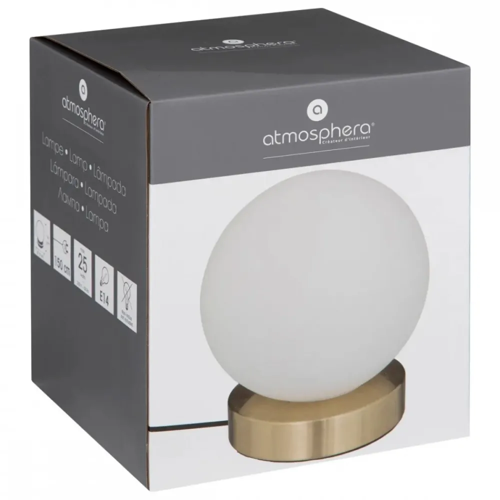 Lampka nocna Dris Gold kula 16 cm * Atmosphera Online