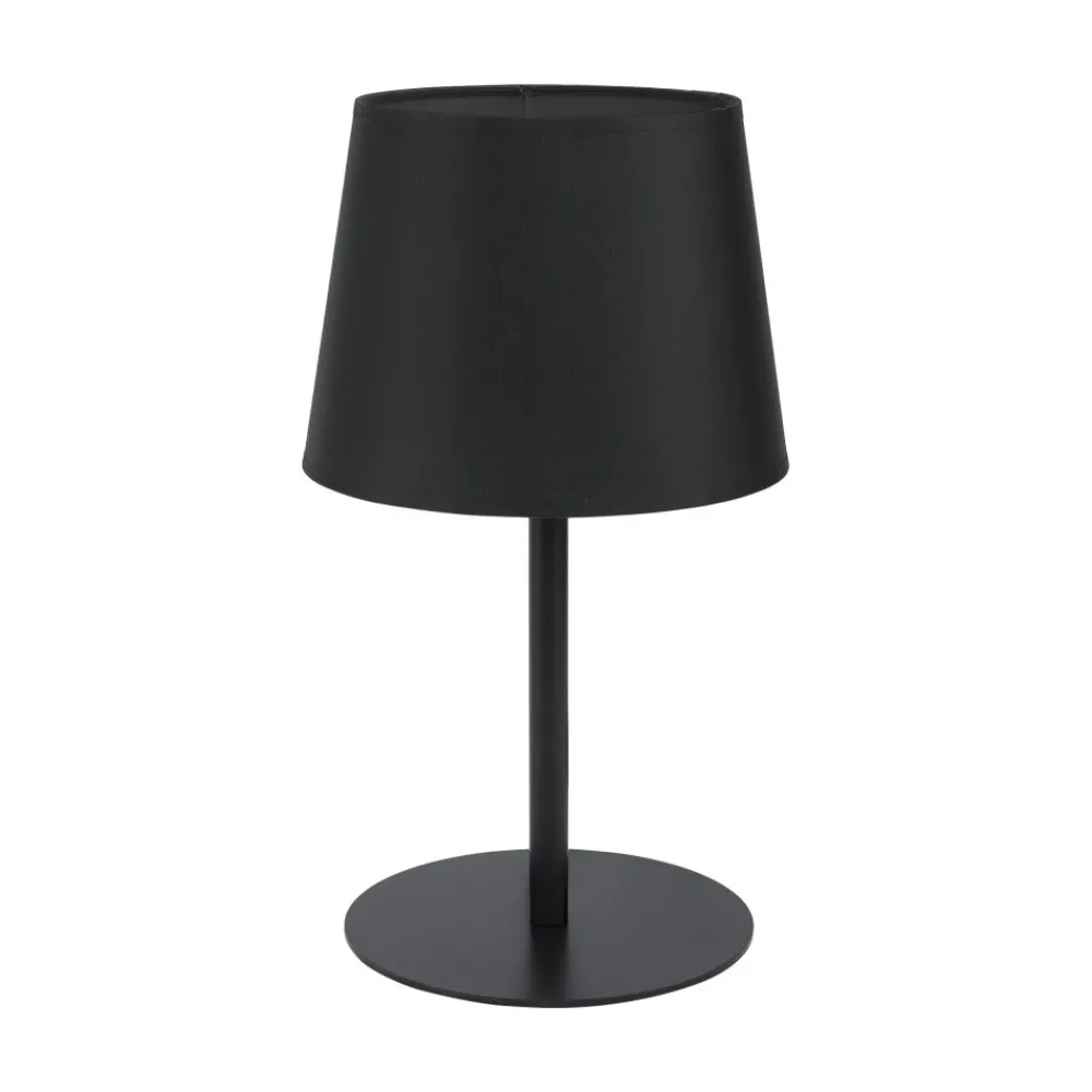 Lampka Nocna MAJA Czarny Abażur 36cm * TK Lighting Clearance