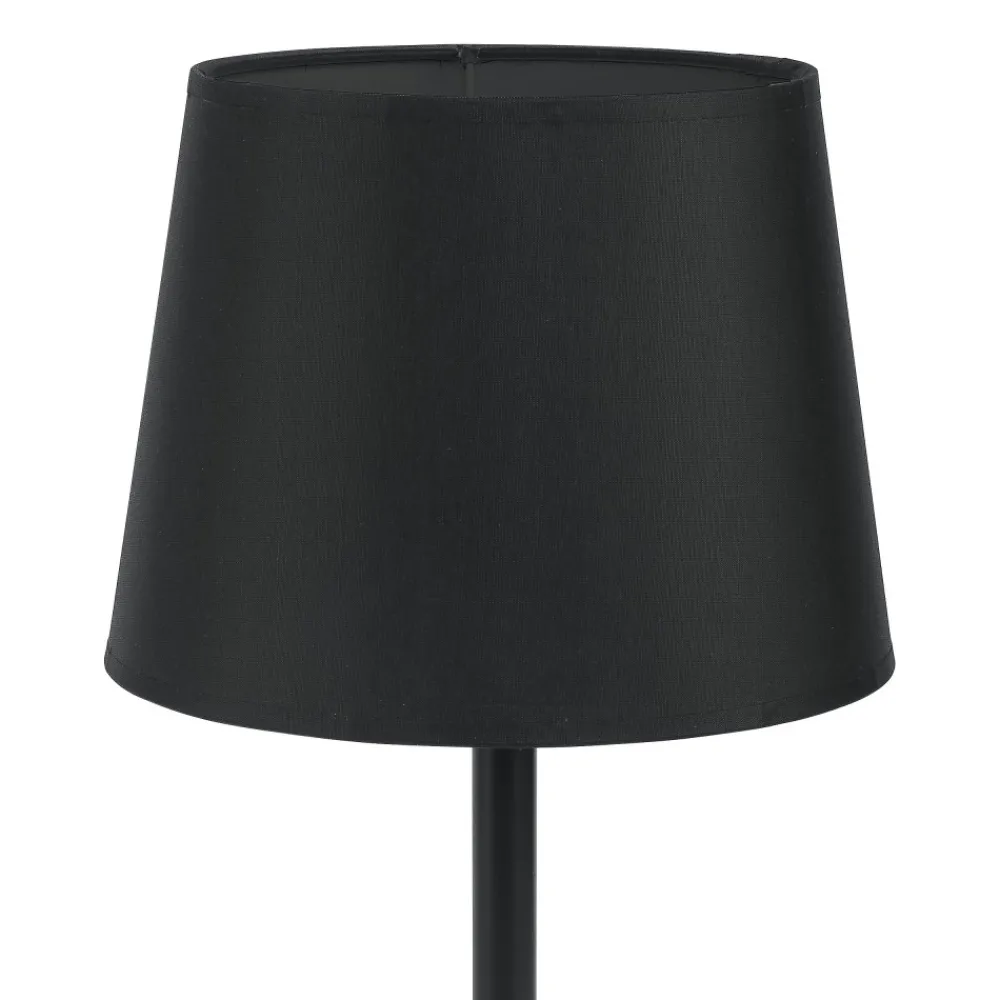 Lampka Nocna MAJA Czarny Abażur 36cm * TK Lighting Clearance