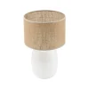 Lampka Nocna MELODY Biały Juta Boho 48cm * TK Lighting
