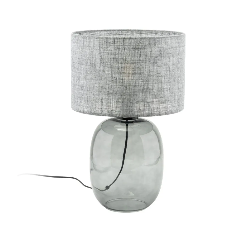 Lampka Nocna MELODY Grafitowy Abażur 48cm * TK Lighting Best