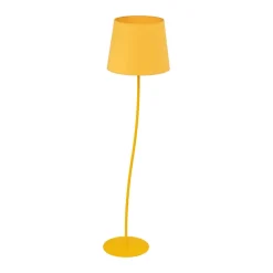 Lampka Nocna NICOLA Żółty Abażur 1xE27 37cm * TK Lighting Hot