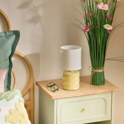 Lampka nocna Noly 27 cm żółta * Atmosphera New
