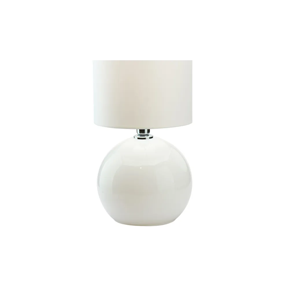 Lampka Nocna PALLA Biały Abażur 36cm * TK Lighting Discount