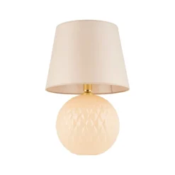 Lampka Nocna SANTANA Ecru Abażur 60cm * TK Lighting