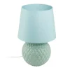 Lampka Nocna SANTANA Miętowa Abażur 60cm * TK Lighting Best
