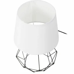 Lampka nocna stołowa Diament czerń biel * Bodek
