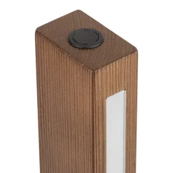 Lampka Nocna TEO Orzech Drewno 36W LED 41cm * TK Lighting