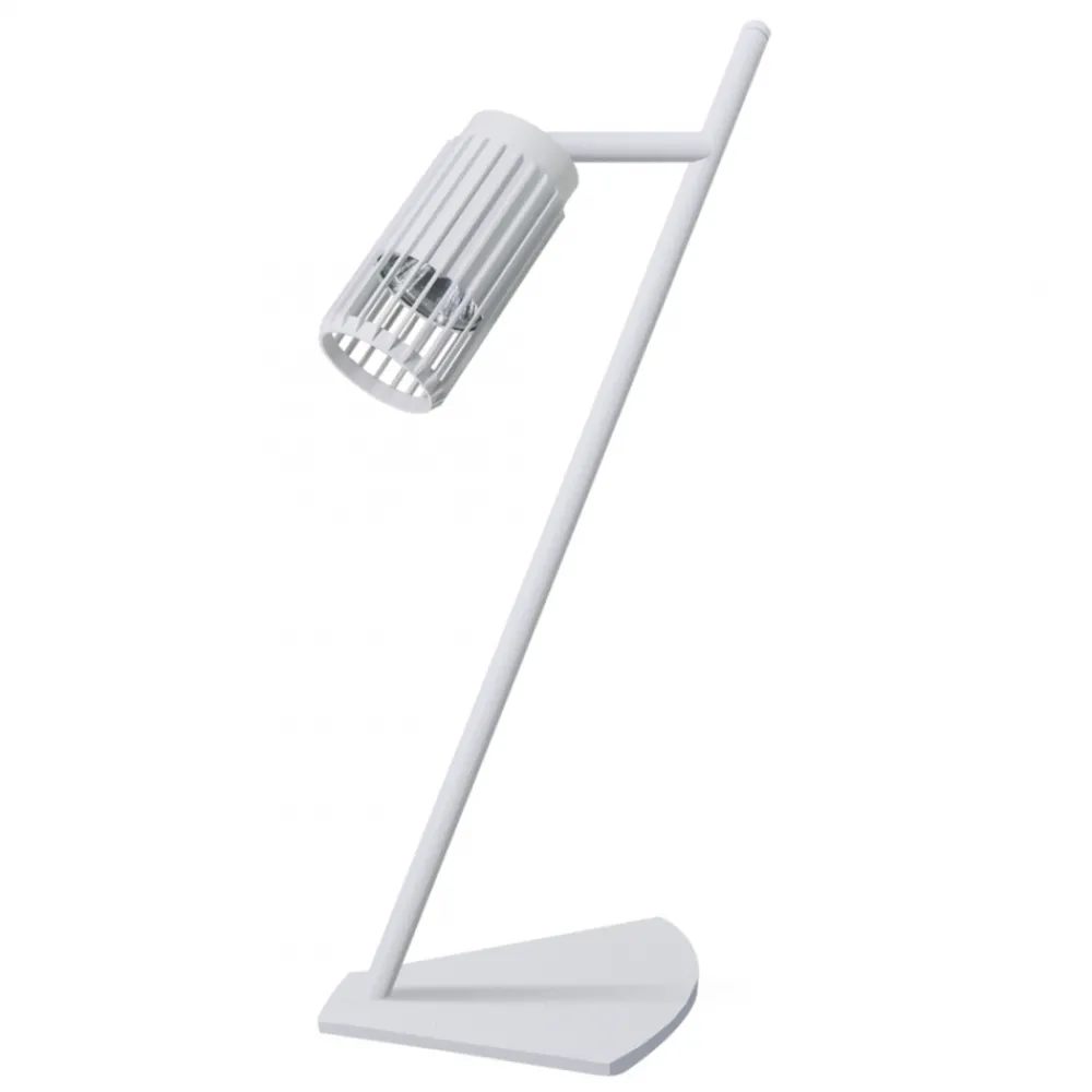 Lampka Nocna VERTICAL Regulowana Biały Metalowy Klosz 1xGU10 42cm * Eko-light Online