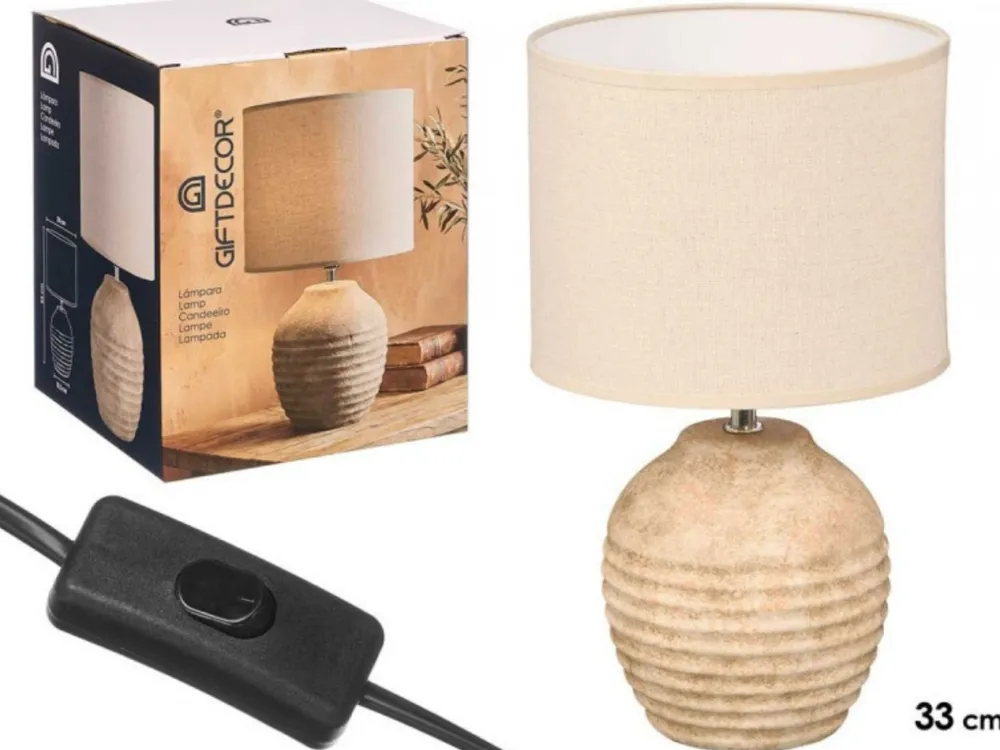 Lampka nocna vintage 33 cm * GIFTDECOR