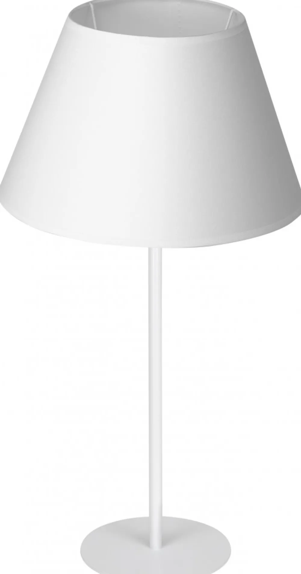 Lampka Stołowa ARDEN Biały Abażur Stożek 1xE27 56cm * Luminex Clearance