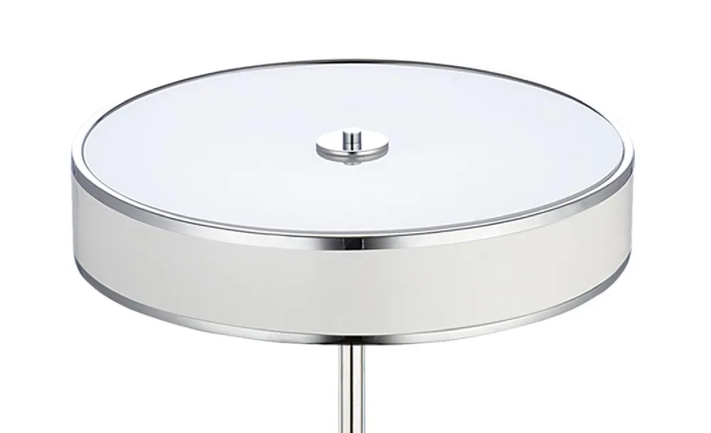 Lampka Stołowa JAZZ Srebrny Biały 2xE14 47 cm * Jupiter Online