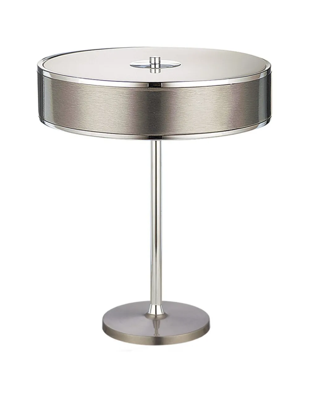 Lampka Stołowa JAZZ Srebrny Biały 2xE14 47 cm * Jupiter Clearance
