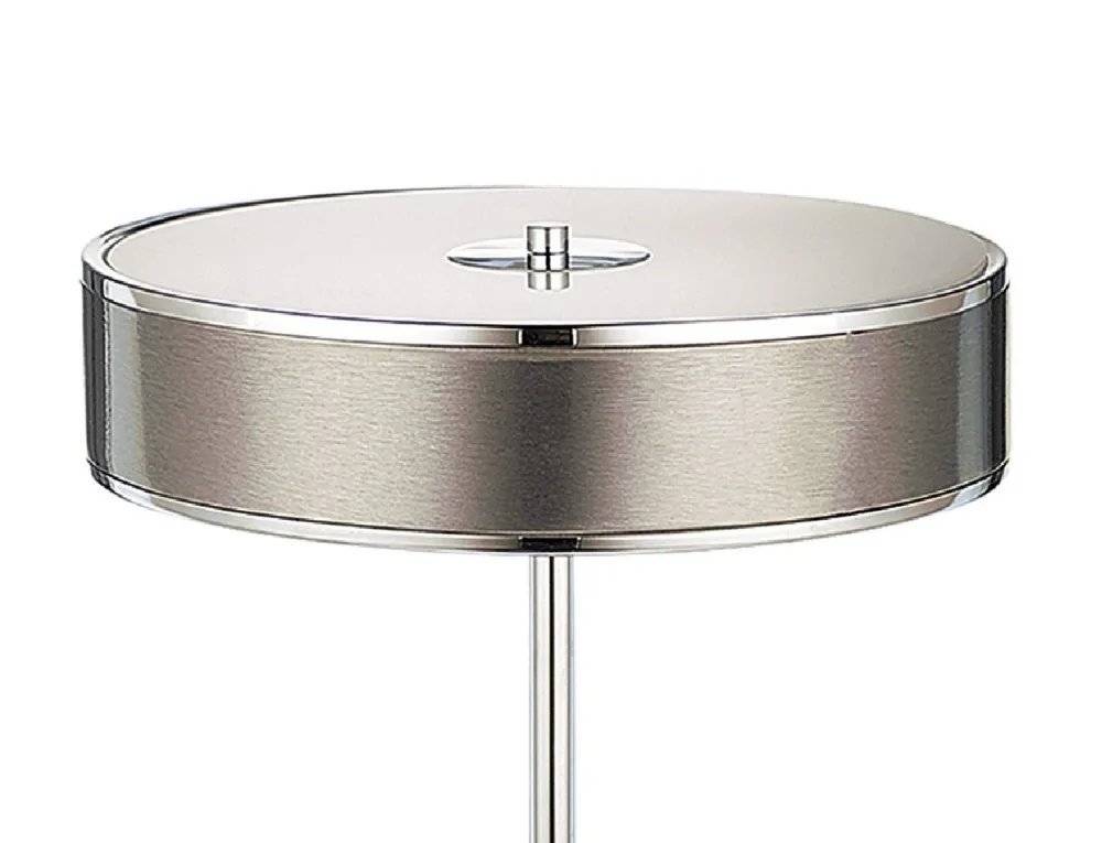 Lampka Stołowa JAZZ Srebrny Biały 2xE14 47 cm * Jupiter Clearance