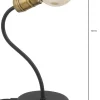 Lampka Stołowa LUCE Czarny Patyna 1xE27 * Jupiter New