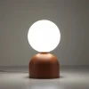 Lampka Stołowa MIKI Brick Szklany Klosz 1xG9 21cm * TK Lighting Online