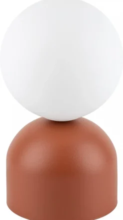Lampka Stołowa MIKI Brick Szklany Klosz 1xG9 21cm * TK Lighting Online