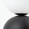 Lampka Stołowa MIKI Czarny Szklany Klosz 1xG9 21cm * TK Lighting Outlet