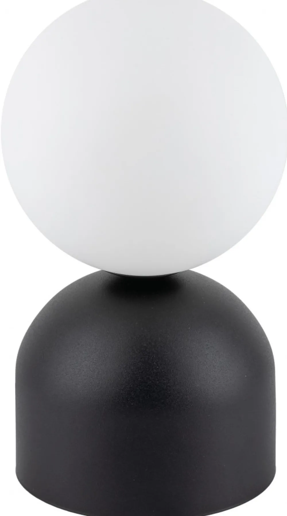 Lampka Stołowa MIKI Czarny Szklany Klosz 1xG9 21cm * TK Lighting Outlet
