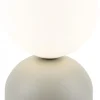 Lampka Stołowa MIKI Szary Szklany Klosz 1xG9 21cm * TK Lighting Clearance
