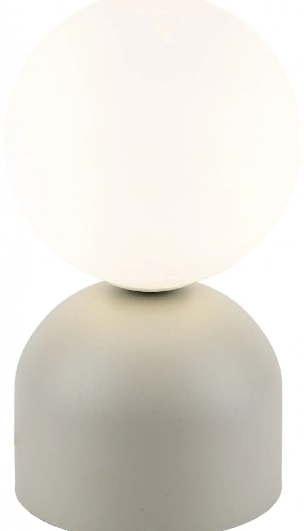 Lampka Stołowa MIKI Szary Szklany Klosz 1xG9 21cm * TK Lighting Clearance