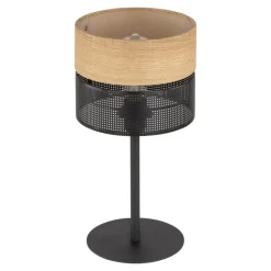 Lampka Stołowa NICOL Czarny Boho Abażur 40cm * TK Lighting Discount