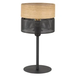Lampka Stołowa NICOL Czarny Boho Abażur 40cm * TK Lighting Discount