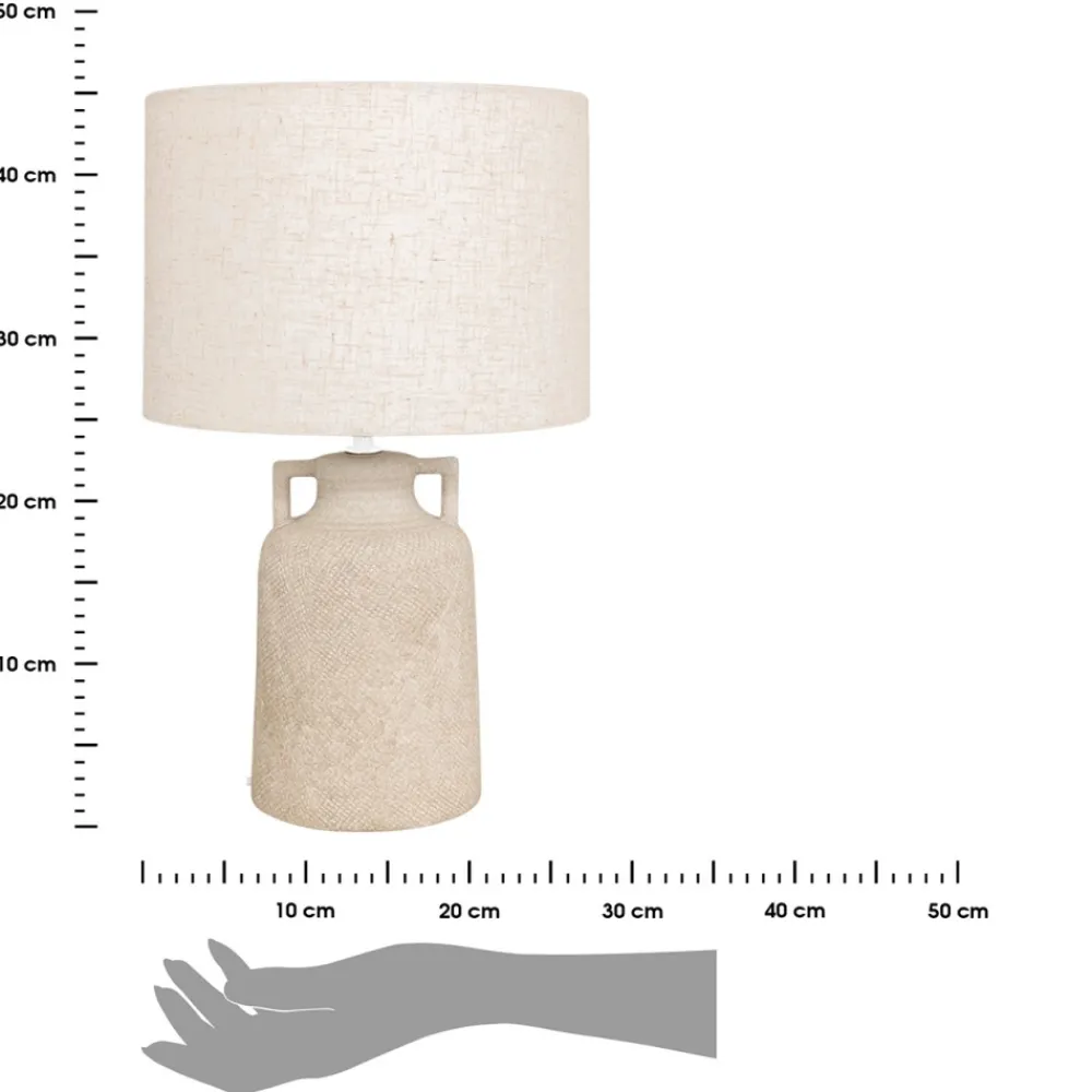 Lampka stołowa szara Gibus 45,5 cm * Atmosphera Best